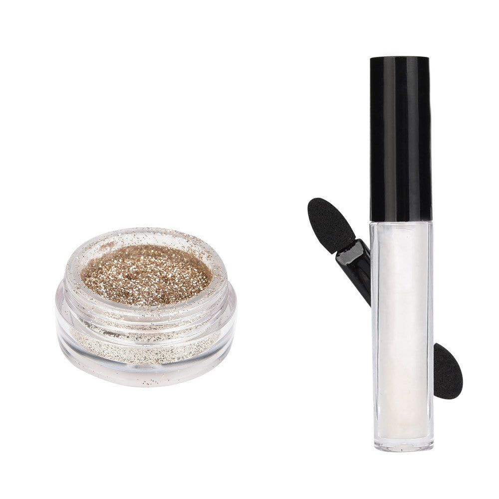 Shimmer Glitter Lip Gloss Powder Palette Glitter Lipstick Cosmetic Eye shadow