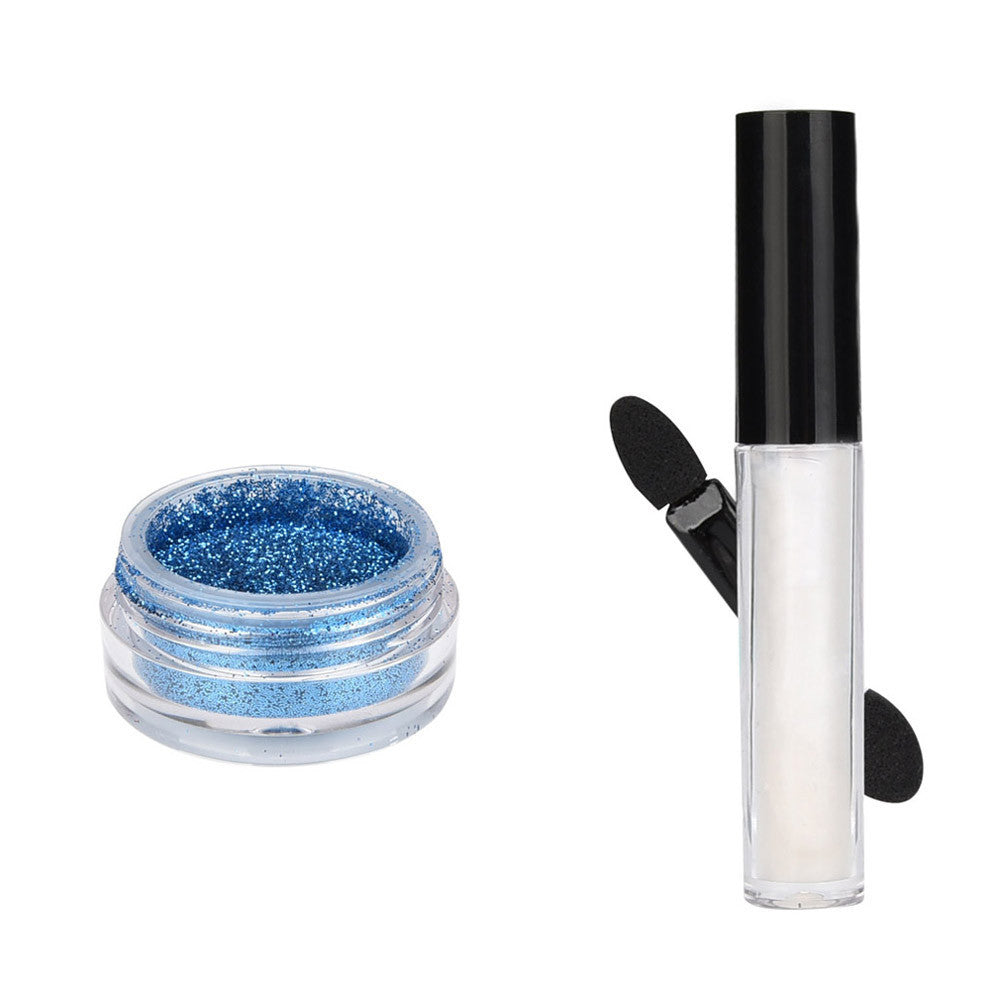 Shimmer Glitter Lip Gloss Powder Palette Glitter Lipstick Cosmetic Eye shadow