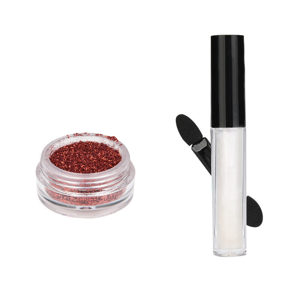 Shimmer Glitter Lip Gloss Powder Palette Glitter Lipstick Cosmetic Eye shadow
