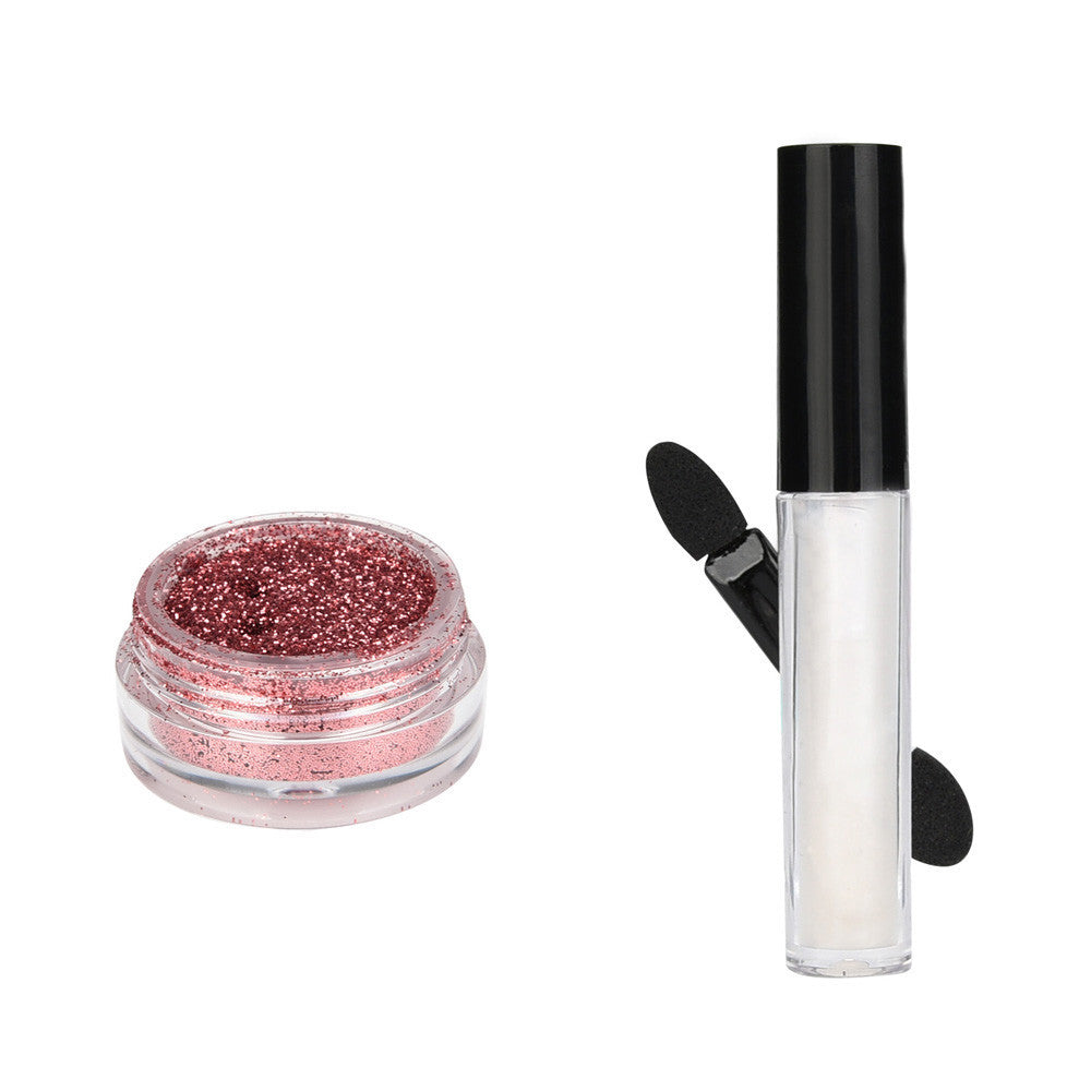 Shimmer Glitter Lip Gloss Powder Palette Glitter Lipstick Cosmetic Eye shadow