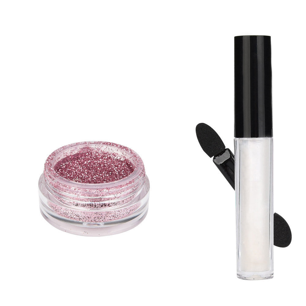 Shimmer Glitter Lip Gloss Powder Palette Glitter Lipstick Cosmetic Eye shadow