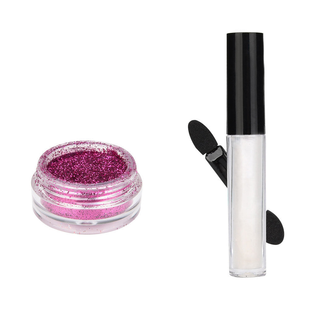 Shimmer Glitter Lip Gloss Powder Palette Glitter Lipstick Cosmetic Eye shadow
