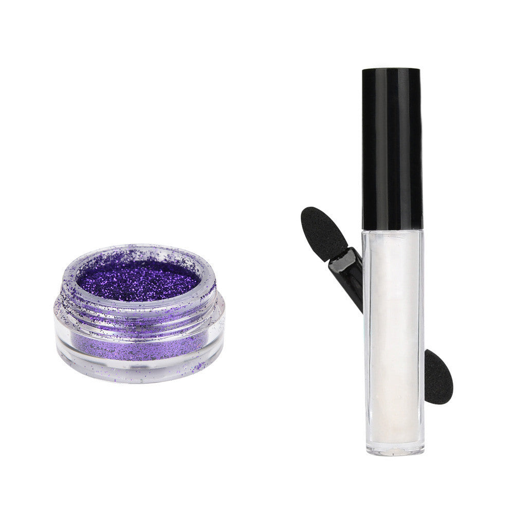 Shimmer Glitter Lip Gloss Powder Palette Glitter Lipstick Cosmetic Eye shadow