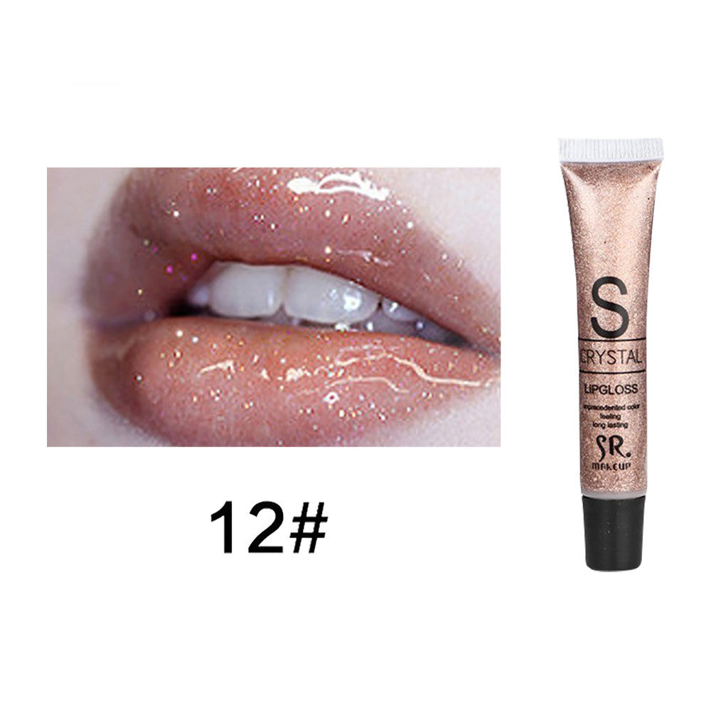 Candy Color Lip Gloss Waterproof Glitter Liquid Lipstick Long Lasting Makeup