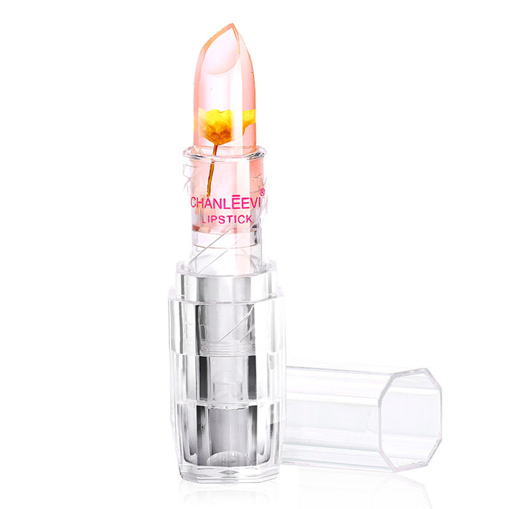 Magic Jelly Flower Color Changing Lipstick Makeup Moisturizer Lipstick Lip Gloss