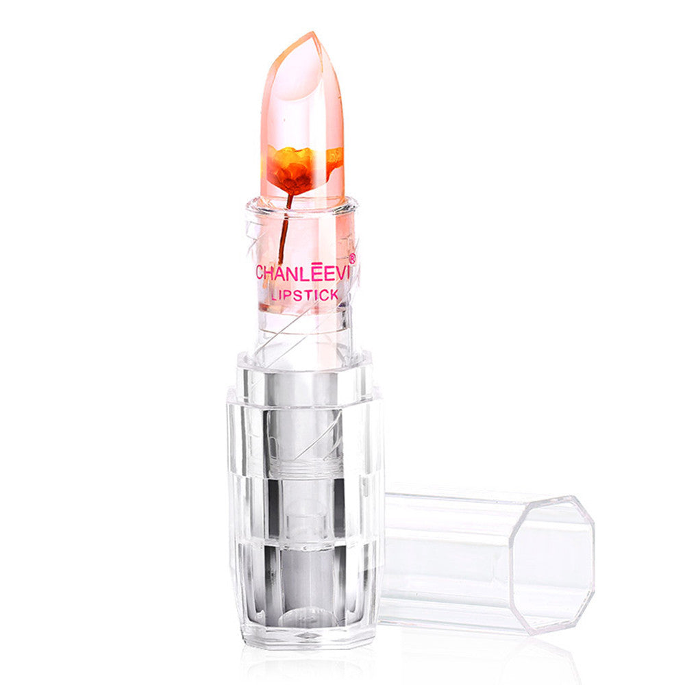 Magic Jelly Flower Color Changing Lipstick Makeup Moisturizer Lipstick Lip Gloss