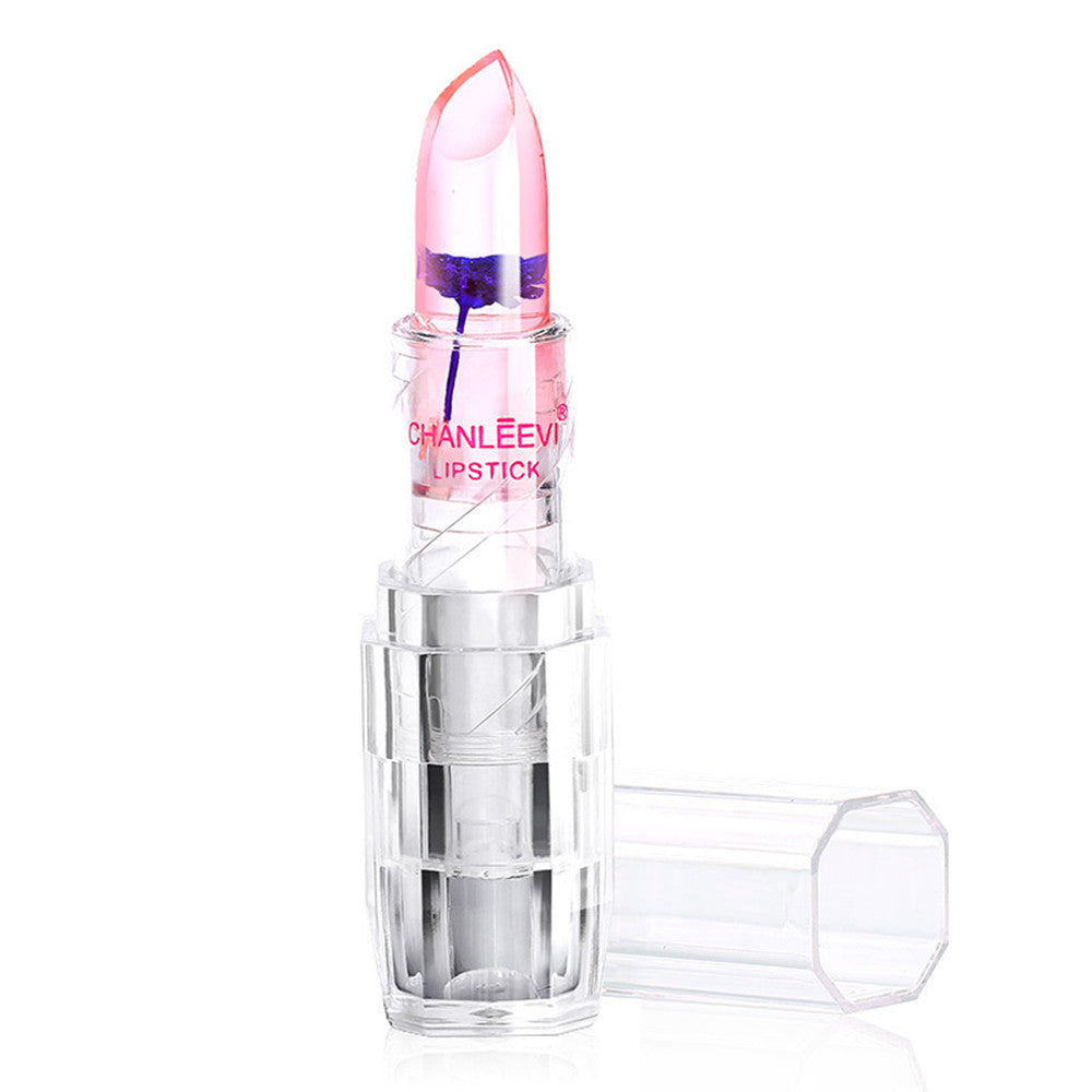Magic Jelly Flower Color Changing Lipstick Makeup Moisturizer Lipstick Lip Gloss